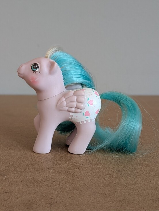 My Little Pony Other - Vintage 1987 G1 MLP Baby Fancy Pants "Dots 'n Hearts" First Tooth Pegasus